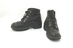 KICKERS Bottines à Talon Cuir Souple Noir T38  TBE