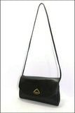 TEXIER Sac à Bandoulière Cuir  Noir TBE