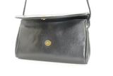TEXIER Sac à Bandoulière Cuir  Noir TBE