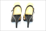 Escarpins Ouverts QUEEN VIVI Simili Cuir Noir T 38 TTBE