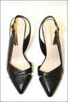 Escarpins Ouverts QUEEN VIVI Simili Cuir Noir T 38 TTBE