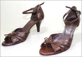 MINELLI Escarpins Cuir Marron Taille 37 Très bon état