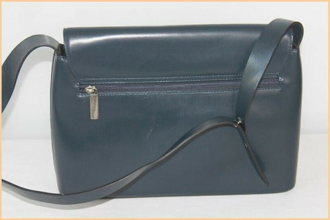 Sac ARTHUR & ASTON Simili Cuir Bleu Rigide TBE