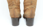 FRATELLI ROSSETTI Bottes Cuir Marron T40 BE made in Italie