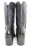 MYMA Bottines Cuir Noir Pointu T40 BE