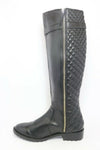 ZARA Trafaluc Bottes Cavalière Simili Cuir Noir T41 BE