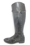 ZARA Trafaluc Bottes Cavalière Simili Cuir Noir T41 BE