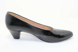 dyva Escarpins Cuir Noir T38,5 TBE made in Italie