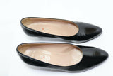 dyva Escarpins Cuir Noir T38,5 TBE made in Italie