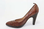 mine de rien Escarpins Cuir Marron T36 TBE
