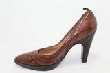 mine de rien Escarpins Cuir Marron T36 TBE