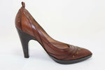 mine de rien Escarpins Cuir Marron T36 TBE