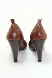 mine de rien Escarpins Cuir Marron T36 TBE