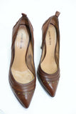 mine de rien Escarpins Cuir Marron T36 TBE