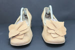 JB MARTIN Ballerines Cuir Beige Foncé T37 TBE